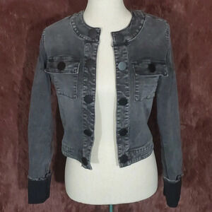 KUT From The Kloth Black Denim Jacket